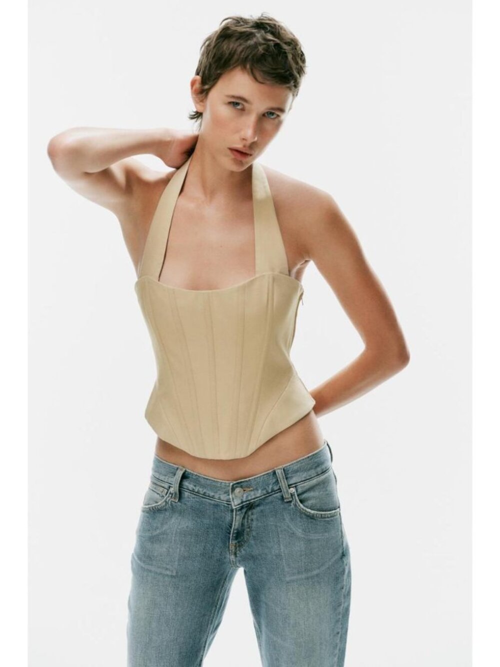 ZARA HALTER CORSET TOP 7821/800/710